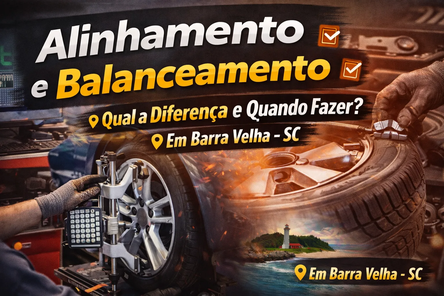 Alinhamento 3D e balanceamento de rodas na BM Prime Motors em Barra Velha SC